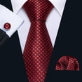 thumbnail image 3 of Juego de corbatas trenzadas en seda modelo Barry.Wang de 150 cm de longitud, 3 of 6