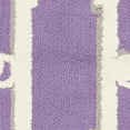 thumbnail image 3 of SAFAVIEH Newport Jeanette Geometric Cotton Area Rug, Purple/White, 2' x 3', 3 of 4