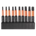 thumbnail image 1 of Uxcell 6pcs T10-T40 Torx Head Screwdriver Bit Set 2" Long 1/4" Hex Shank Screw Drivers, 1 of 7