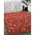 thumbnail image 3 of Ahgly Company Machine Washable Indoor Rectangle Abstract Bright Orange Area Rugs, 2' x 3', 3 of 7