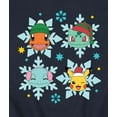 thumbnail image 3 of Pokémon - Pikachu and Friends Snowflakes - Men's Crew Fleece Sweatshirt, 3 of 5
