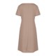 thumbnail image 4 of Vestido Corto de Verano de Moda de Color Sólido Vestido Casual de Cuello en V de Manga Corta, Desgaste Ligero de Poliéster para las Mujeres, Lavado de Manos, 4 of 7