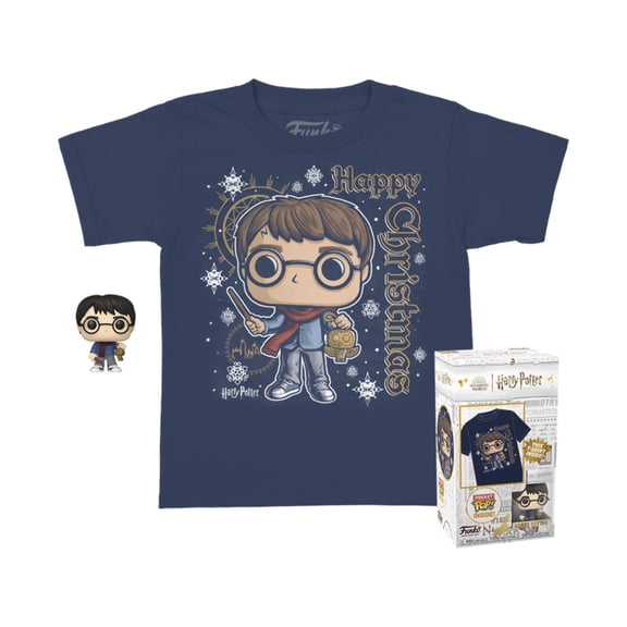 Funko POP! Key Chain, POP  Tee: Harry Potter Holiday Youth T-Shirt