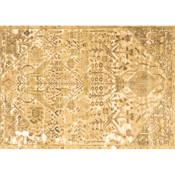 Ahgly Company Indoor Rectangle Persian Brown Traditional Area Rugs, 6' x 9'