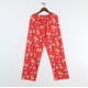 thumbnail image 1 of Anime Pajamas for Women Girls Cartoon Flannel Cat All Over Print Christmas Halloween Sleep Pajama Pants, 1 of 5
