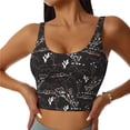 thumbnail image 1 of Balery Cowgirl In Desert Sujetadores deportivos con espalda cruzada para mujer, acolchados, sin costuras, de alto impacto, ideales para yoga, gimnasio, entrenamiento y fitness.-Small, 1 of 8