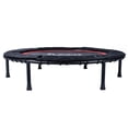 thumbnail image 6 of Sunny Health & Fitness Workout Trampoline with Adjustable Handlebar for Indoor Rebounder Exercise, NO. 078, 6 of 13