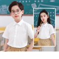 thumbnail image 2 of Camisas blancas para niñas, blusa de cuello Peter Pan de manga larga, ropa escolar para niñas adolescentes de 8, 10, 12 y 14 años, 2 of 5