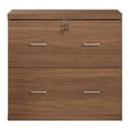 thumbnail image 4 of Scranton & Co 2-Drawer Locking Lateral File Cabinet in Majestic Walnut, 4 of 10