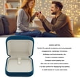 thumbnail image 4 of Velvet Jewelry Gift Box, Soft Lining Jewelry Storage Box Wedding Ceremony Engagement  Box Jewelry Storage Display Case for Pendant Bracelet  Earring, 4 of 8