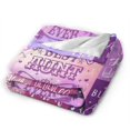 thumbnail image 2 of Wijzvio World'S Best Aunt Ever Throw Blanket Soft Fuzzy Fleece Blanket For Couch Bed Living Room Decoration 50"X40", 2 of 9
