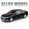 thumbnail image 1 of New 1:24 AUDI A8 Alloy Car Model Diecast Metal Toy Vehicles Car Model High Simulation Sound and Light Collection Childrens Gifts, 1 of 6
