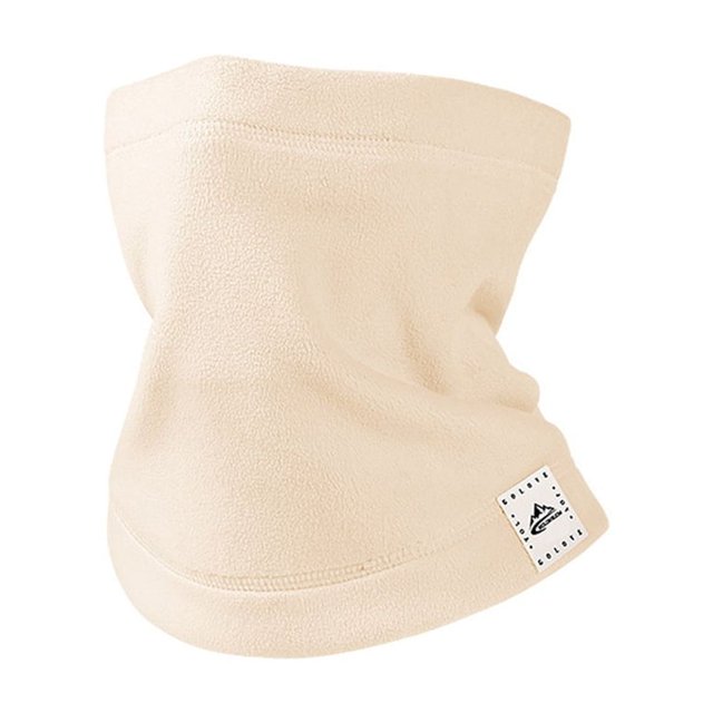 Bufanda cálida de otoño e invierno para mujer, para exteriores, resistente al viento, con protección para las orejas, de terciopelo de grano Ao, bufanda gruesa de doble capa