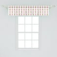 thumbnail image 2 of Ambesonne Fruit Window Valance, Pink and Brown Pineapples, 42" x 12", Multicolor, 2 of 3