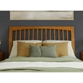 thumbnail image 6 of AFI Orleans Queen Low Profile Sleigh Platform Bed with Matching Footboard, Light Toffee, 6 of 12