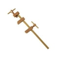 thumbnail image 4 of colaxi F Clamp Japanese Wood Clamp Brass Comfortable Fixture Splicing Board Positioning Panel Miniature Heavy Duty Clamp 240mm, 4 of 10