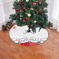thumbnail image 2 of FMSHPON Cute Cat Christmas Xmas Christmas Tree Skirt Stand Mat for Holiday Party Decoration Indoor Outdoor 36 inches, 2 of 3