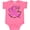Hot Pink, variant on Inktastic Love, Care, Cure Breast Cancer Awareness Pink Ribbon Boys or Girls Baby Bodysuit