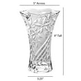 thumbnail image 2 of Lorren Home Trends 9" Tall Scalloped Flower Vase for Home Décor, 2 of 4