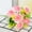 C, variant on Clearance Sale!Artificial Roses Flowers 5 Forks 8 Heads Silk Bouquet Faux Flower Wedding Bridal Bouquet Home Decoration Accessories