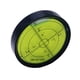 thumbnail image 4 of Nivelador horizontal de aluminio de alta precisión para nivelar burbujas, circular, 2.4 pulgadas y 60 mm (negro, verde), 4 of 5