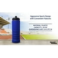 thumbnail image 4 of 10 Plastic Water Bottles Set, 23 oz. - Screw-On Lid, Grip Design - Blue, 4 of 5