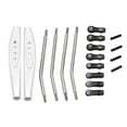 thumbnail image 1 of RC Rear Arms Kit, High Strength Lightweight RC Rear Trailing Arms Metal With Suspension Link For RR10 90048 90053 RC Car Silver, 1 of 8