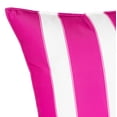thumbnail image 2 of Ensperta 20'' x 20'' Striped Outdoor Accent Pillow Covers – Fade & Weather Resistant Decorative Cushion for Patio, Porch, or Garden Seating - Rose Violet, 2 of 6