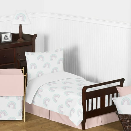 UPC: 0846480081265 | Rainbow 5 Piece Toddler Bedding Set by Sweet Jojo Designs