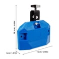 thumbnail image 2 of OUNONA 1Pcs Blue Cowbell for Percussion Instrument in Jam Block Design, 2 of 3