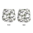 thumbnail image 5 of Lsque Palm Trees Zebra Printed Women's Running Shorts with Liner Pockets,Elastic Quick Dry Workout Athletic Gym Yoga Shorts,Womens High Waist Shorts-XX-Large, 5 of 9