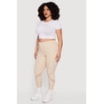 thumbnail image 2 of Women's Plus Size High Waisted Mesh Detail Leggings with Pockets, 2 of 5