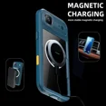 thumbnail image 4 of for iPhone Air Waterproof Case Compatible with MagSafe, Magnetic Waterproof Full Body IP68 Underwater Case Built-in Screen Protector Military Grade Shockproof Phone Cover with Lanyard, 4 of 7