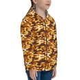 thumbnail image 5 of Naloa Desert Camouflage Teenage Zipper Hoodie, Long Sleeve Zip Up Hoodies Casual Jackets Tops for 7-12 Years-Small, 5 of 6