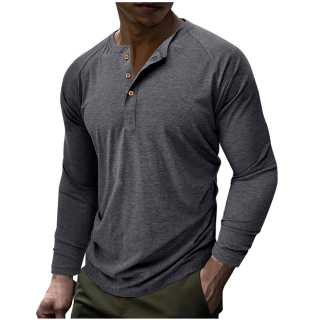 pstuiky manga larga para hombre, Camiseta básica informal de manga larga de color liso para hombre salir tops m