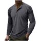 thumbnail image 1 of pstuiky manga larga para hombre, Camiseta básica informal de manga larga de color liso para hombre salir tops m, 1 of 5