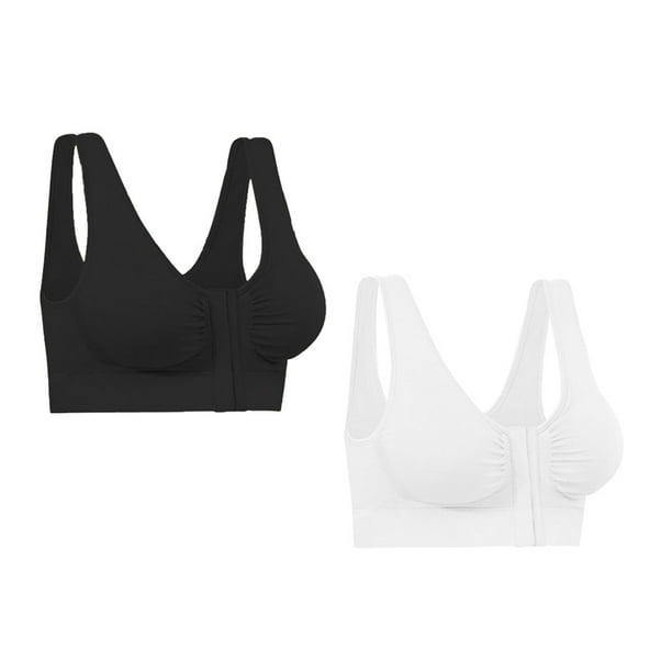 Miracle Bamboo Best Comfortable Front Closure Bra Wireless Deluxe - 2XL  (40”–42”)