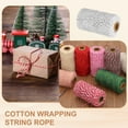 thumbnail image 5 of Uxcell 2mm x 109 Yard Cotton Butcher Bakers Twine for Gift Wrapping Arts Crafts Gardening, Silver White, 5 of 7