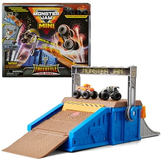 Monster Jam Official Champ Ramp Playset with 1:64 Scale Die-Cast