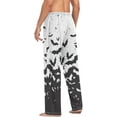 thumbnail image 6 of HPINK-T Halloween Bats Men's Pajama Pants Super Soft Sleep Lounge Pants Pjs Bottoms with Pockets, 6 of 7