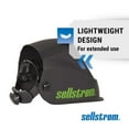 thumbnail image 3 of Sellstrom Welding Helmet - Auto Darkening - Thermoplastic - 3.94" x 2.36" Viewing Area - Shade 4/9-13 Variable ADF - Ratcheting Headgear - Black - Advantage Plus Series, 3 of 9
