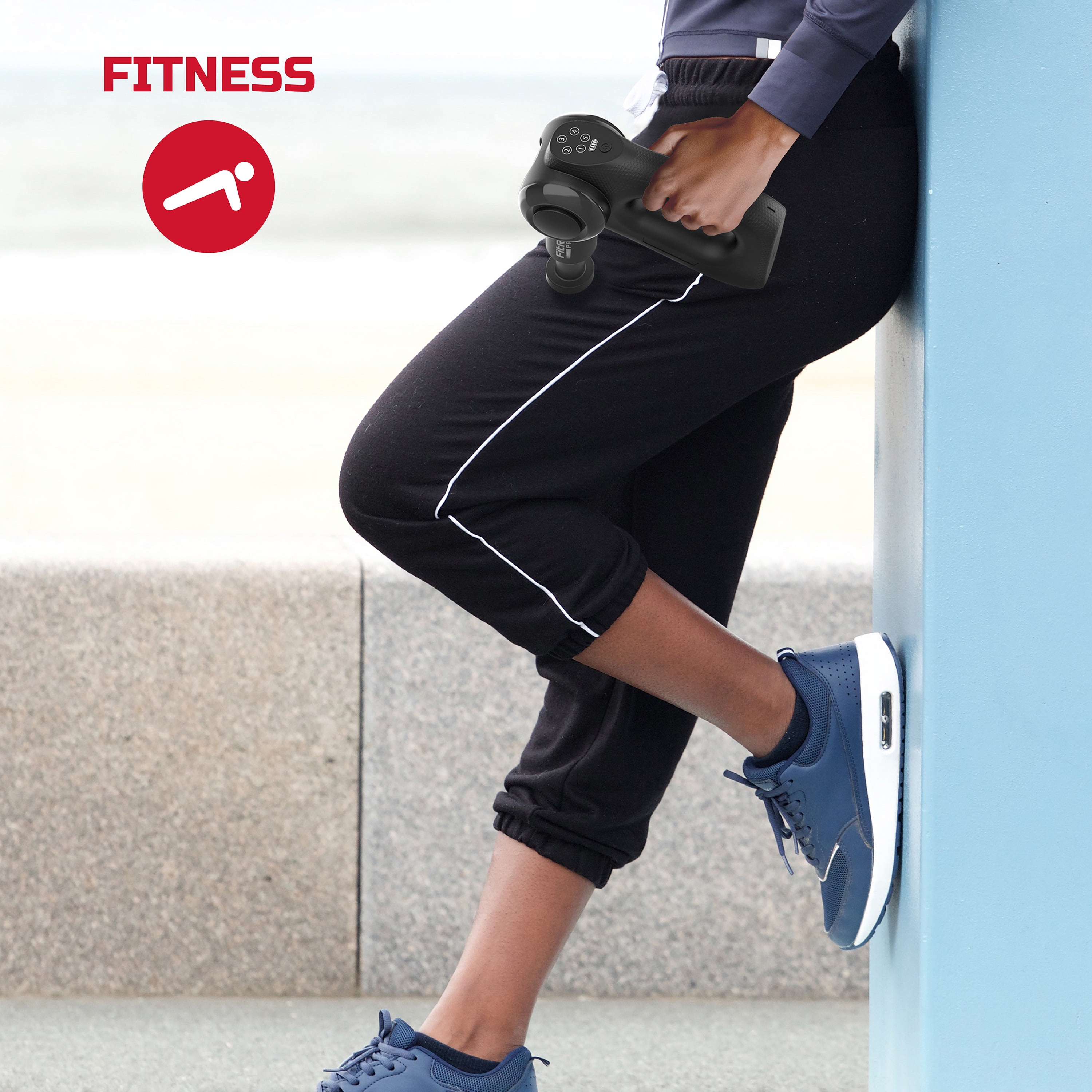 FitRx Pro Neck and Back Massager, Handheld Percussion Massage Gun with