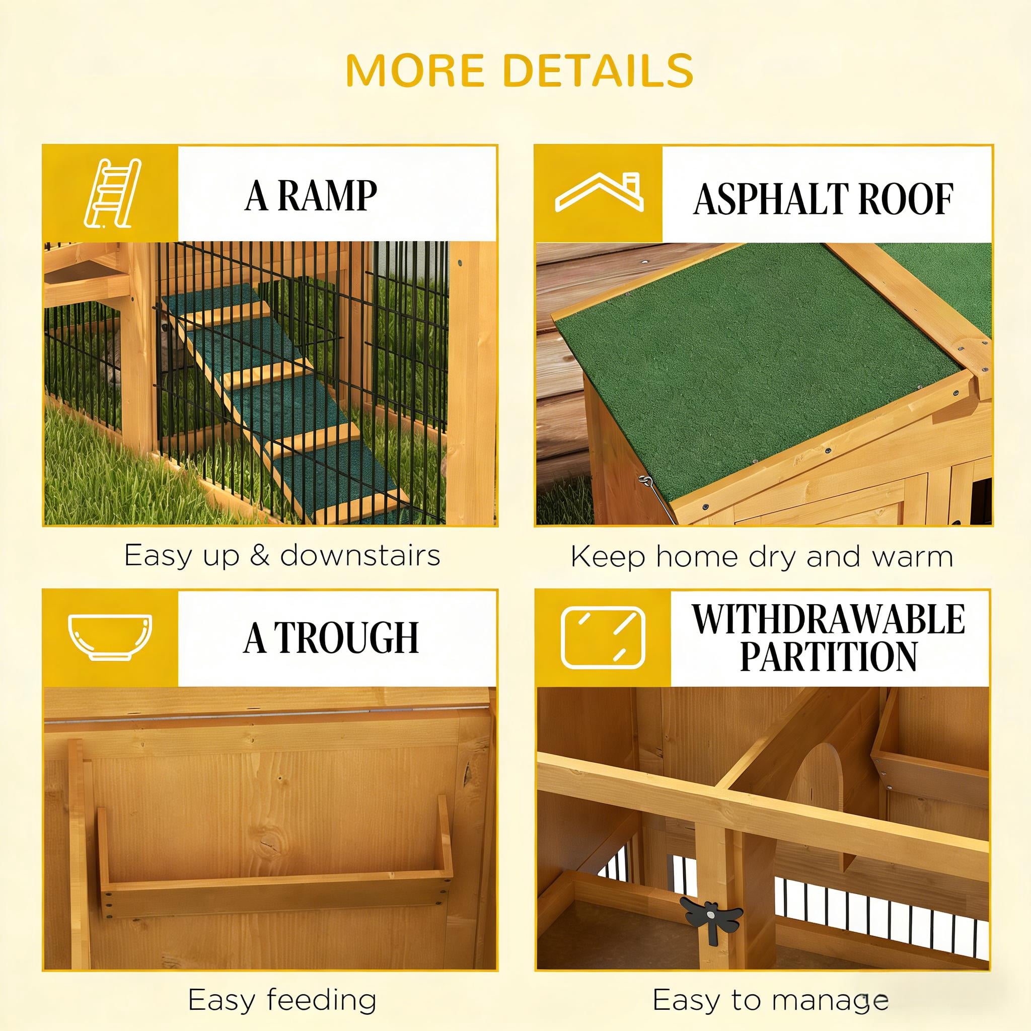 Outdoor Pet House Rabbit Hutch