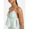 thumbnail image 4 of No Boundaries Satin Cami and Shorts Sleep Set, 2-Piece, Women's XS-XXL, 4 of 5