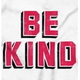 thumbnail image 2 of Be Kind Happy Peace Love Inspiring Hoodie Sweatshirt Women Men Brisco Brands X, 2 of 6