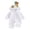 White, variant on Cjfdfy Toddler Baby Boy Girl Halloween Outfit Infant Kids Halloween Animal Costume Fall Winter Birthday Party Clothes Long Sleeve Hooded Fleece Romper One Piece Front Zipper Cosplay Jumpsuit