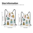 thumbnail image 4 of Kdxio Colorful Insects Print Drawstring Backpack Bag,Waterproof Draw String Back Sack, Gym Drawstring Bags Swim Bag For Unisex, 4 of 9