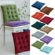 thumbnail image 1 of Xihbxyly Cojín de Color Liso, Acolchado de Terciopelo Grueso, Tejido de Poliéster Transpirable, Cómodo Accesorio para Silla de Oficina, Versátil para Comedor y Sala de Estar, Tamaño 40 X 40 Cm., 1 of 1