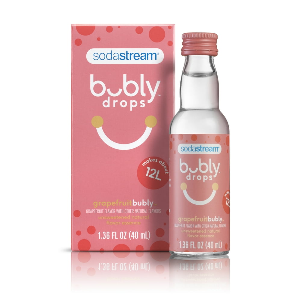 SodaStream bubly drops Unsweetened Natural Flavor Essence Grapefruit