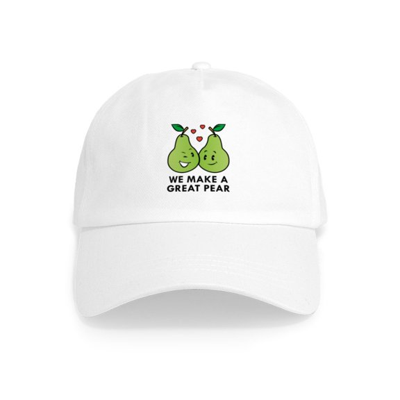 CafePress - We Make A Great Pear Cap - Adjustable 100% Brushed Unisex Casual Cotton Baseball Cap, Beige, 1